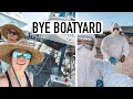 Leaving the boatyard! NEW PAINT + RENAMING CEREMONY! | Sailing Catalina 30