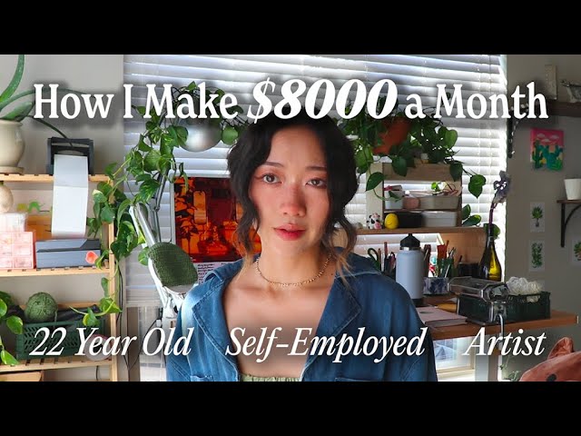 Outline Video How I Make Money as a Cozy Self-Employed Artist ✿ The BIG Q&A: Finance, Taxes, Small Biz, Confidence