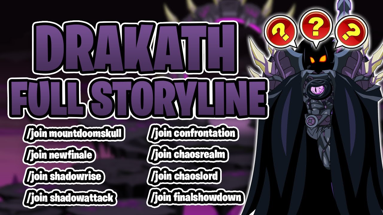 Drakath FULL Storyline Quest Walkthrough AQW YouTube