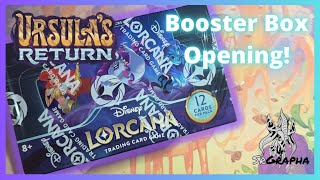 Opening a Booster Box of Lorcana Ursula’s Return!! Disney Lorcana TCG Product Opening