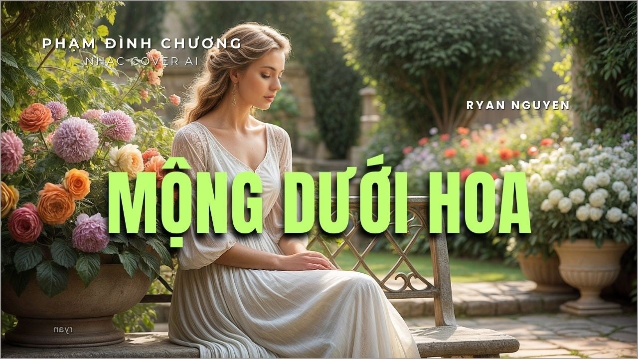 MỘNG DƯỚI HOA - PHẠM ĐÌNH CHƯƠNG - NHẠC COVER AI - RYAN NGUYEN
