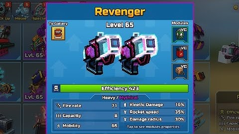 Pixel gun 3d | Revenger heavy gameplay