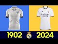 The Evolution of Real Madrid Kit 23-24 | All Real Madrid Football Jerseys in History 2023/24 (2023)