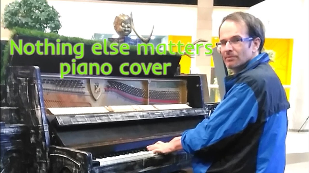 Nothing else matters, Metallica - Instrumental cover on an artsy piano in Olomouc, CZ