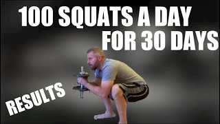 Never Skipping Leg Day  100 Squats A Day For 30 Days