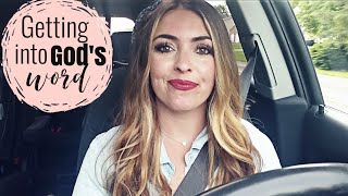 GETTING INTO GOD'S WORD AS A CHRISTIAN MOM & WIFE | Jesus Calling Devotional & Encouraging Car Chat