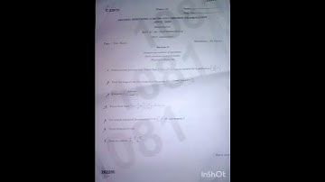 Calicut University second semester complimentary mathematics question paper