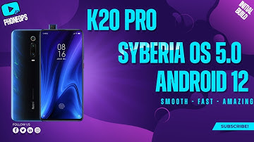 K20 Pro Android 12 Syberia OS 5.0 First Look | Features, Bugs, Benchmarks & Whats Missing