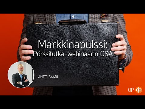 Markkinapulssi: Pörssitutka-webinaarin Q&A