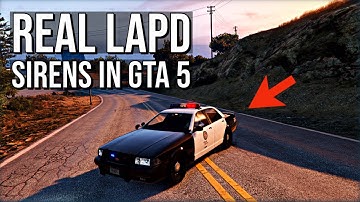 REAL LAPD SIRENS IN GTA 5 2020 | How to install Real LAPD Sirens in GTA 5 | EASY PC MOD