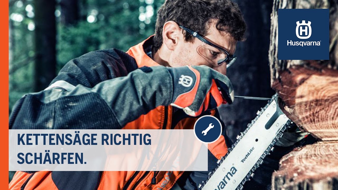 Kettensäge richtig schärfen - How-To