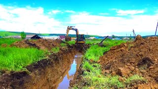 ОСУШАЕМ БОЛОТО, ЗАТОПИЛО ВСЕ ОГОРОДЫ И ПРИСТРОЙКИ ЛЮДЕЙ. ЧАСТЬ 1