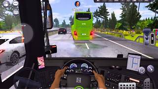 OVERTAKING IN THE RAIN! 🚌💨 - Bus Simulator Ultimate POV Driving screenshot 3