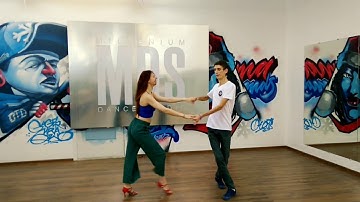 Alexandr and Evgenia. Zouk demo. Coffee Dance Studio (Walk on water)