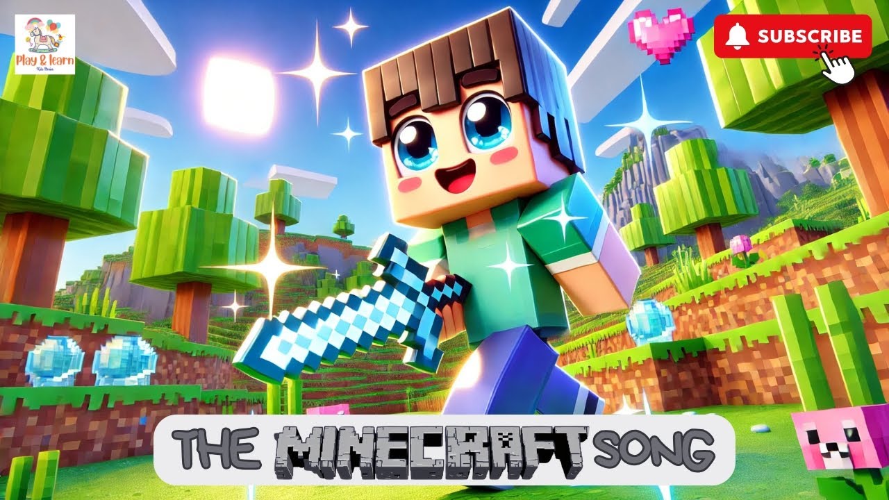 🎵 Minecraft Nursery Rhyme for Kids | Fun Learning Song with Blocks ...