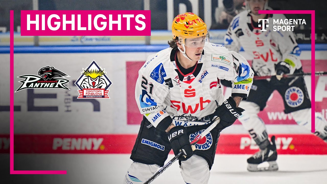 Augsburger Panther - Pinguins Bremerhaven Highlights PENNY DEL 23/24 MAGENTA SPORT