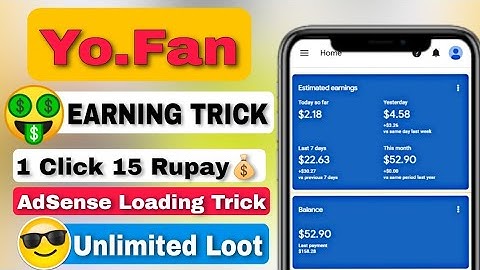 Yo.fan Adsense Earning Trick 2023 | AdSense Loading Trick 2023 | Yofan Ads Show Problem Solve Trick