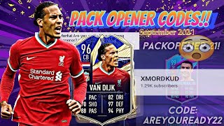 NEW SECRET CODES!! WORKING!! SEPTEMBER 2021 PACK OPENER FOR FUT 21 CODES!! 1K SPECIAL screenshot 5