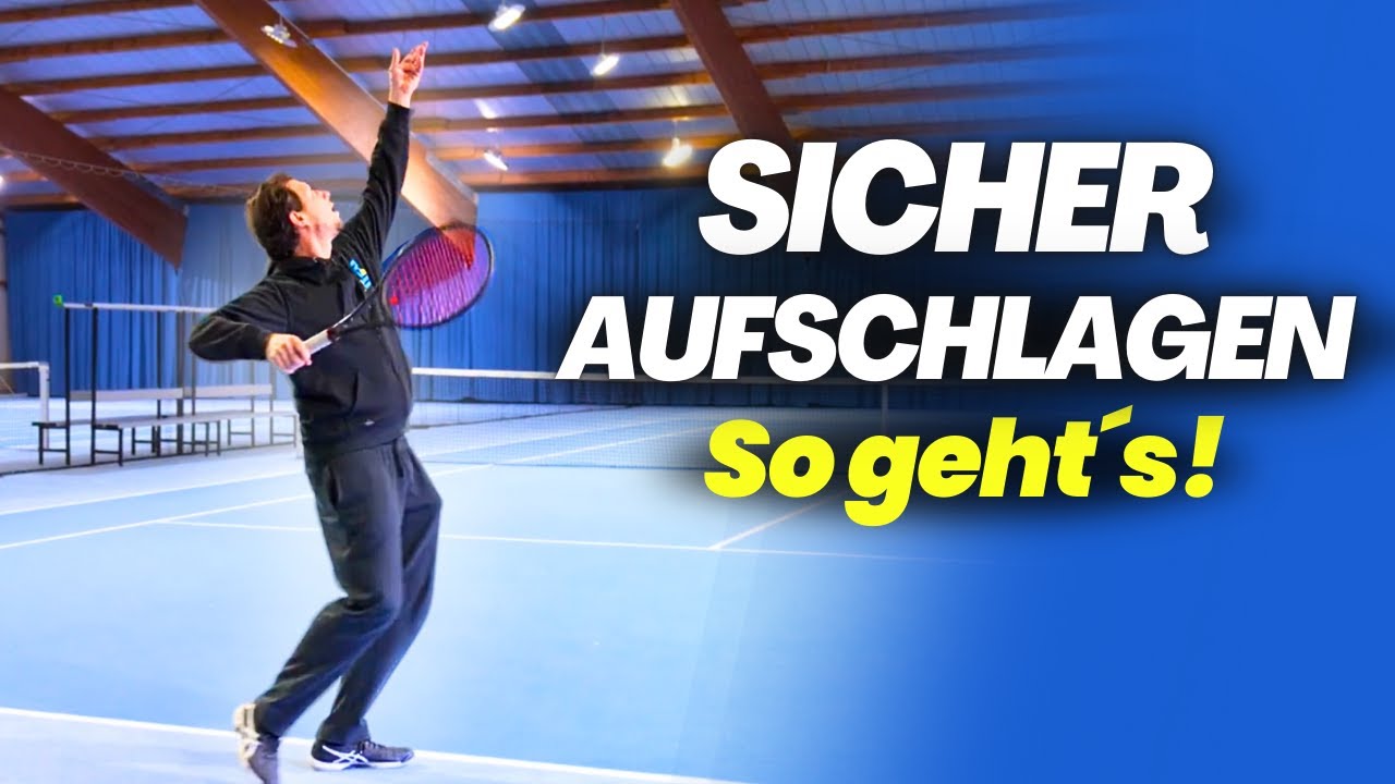 So kommt jeder Aufschlag blind rein!