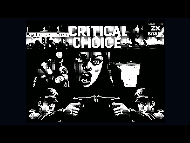 CRITICAL CHOICE - 48K ZX Spectrum Homebrew game! - YouTube