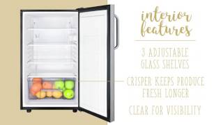 Summit 4.1-Cu. Ft. Undercounter Refrigerator