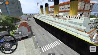 Titanic Ship Mod Bussid || Titanic 1912 - Bus Simulator Indonesia Gameplay || Titanic Gameplay screenshot 1