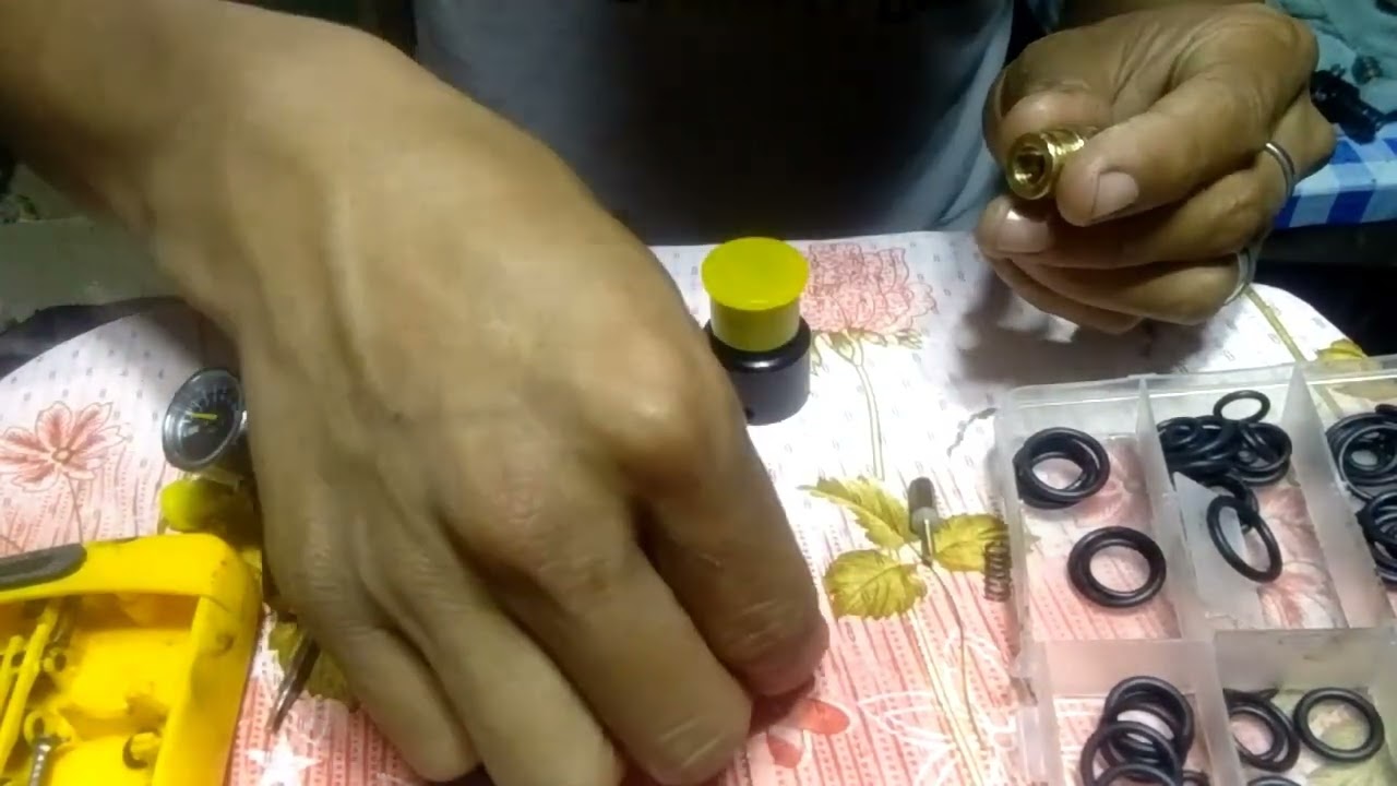 paano mag adjust ng pcp regulator from 1800psi output to 1000psi output gauge..