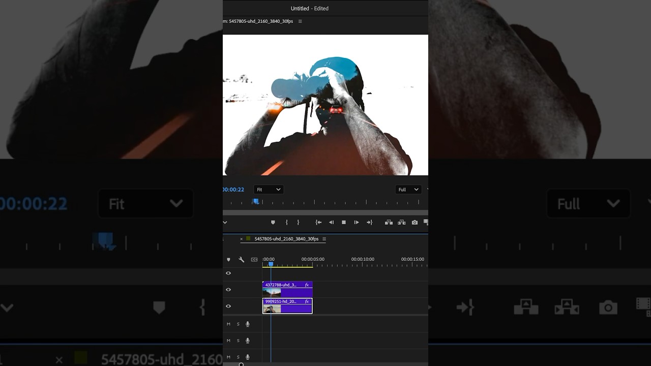 How to create Double Exposure Video effect in Adobe Premiere Pro