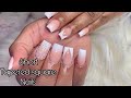 How to: Ombre Short Nails And Apply Pixie | Nails Tutorial | Acrylic Nails Beginners