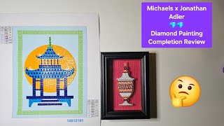 Michaels x Jonathan Adler Diamond Painting Completion Review