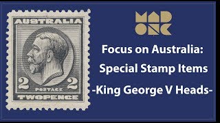 George V Heads - Australian Stamps - Stamp Collecting