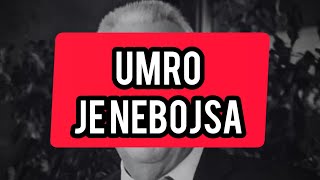 Umro je Nebojsa! Srbija u soku! Porodica neutesna #info