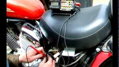 How to test a motorcycle stator with a VOM