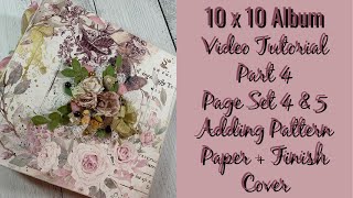 10 x 10 Album Video Tutorial Part 4