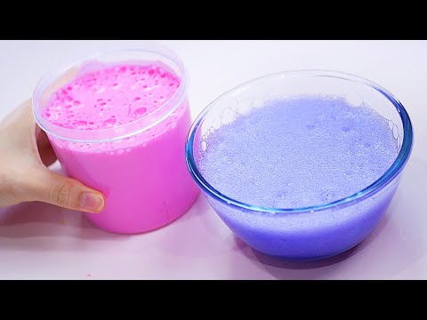 【ASMR】2種類のしゅわしゅわスライム Bubble Slime【音フェチ】