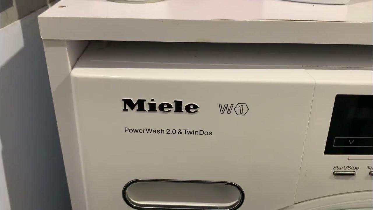Miele W1 (WMH 261 WPS) language and settings YouTube
