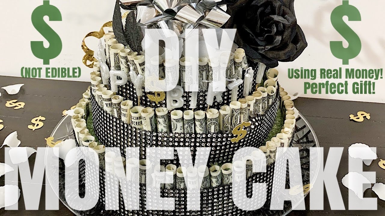 MONEY CAKE TUTORIAL REAL MONEY CAKE DIY PERFECT GIFT YouTube Maxresdefault