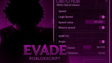 🏃 Roblox EVADE Script [NO KEY] – RAGE Speed, PRO Speed, LEGIT Speed | Nextbot Survival OP! 🔥