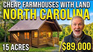 8 Dirt-Cheap North Carolina Farmhouses With Land — One Is Just $89,000
