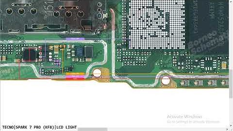 TECNO SPARK 7Pro LCD light  Solution