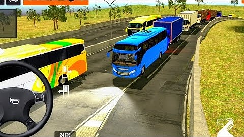 Indonesia Coach bus driving | Euro bus simulator 2025 Android gameplay #game 1