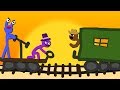 Zombey und maudado entkommen von einem Zug. (Escapists #2)