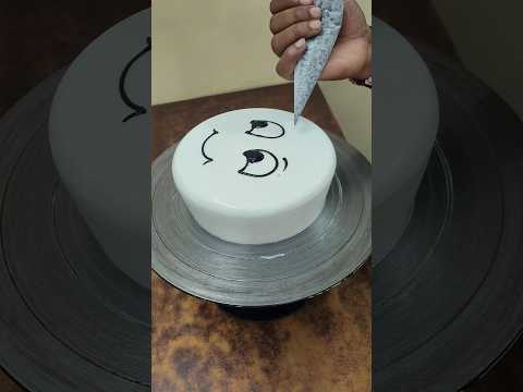 :-) face cake design #trending #cake #cakedecorating #viral