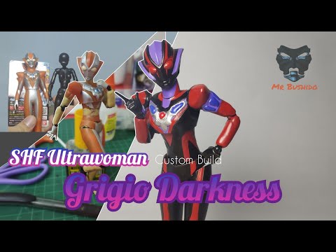 SHF Ultrawoman Grigio Darkness (Custom build by Sofubi Figure)
