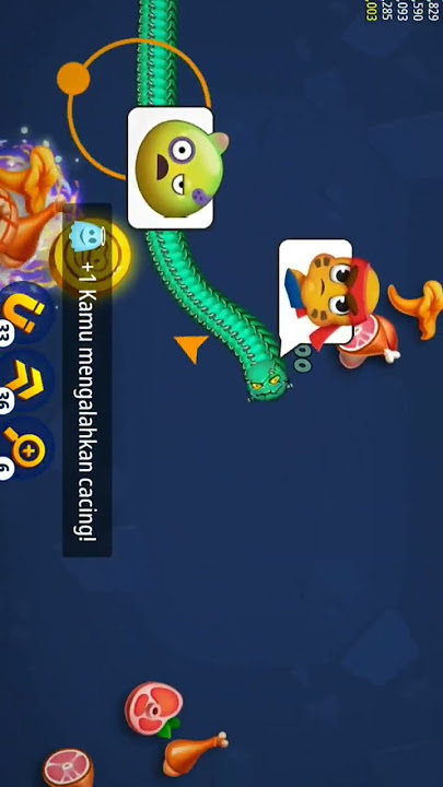 Worms zone io // Worms monster☠💥 #wormszone #gaming #games #shorts #fyp