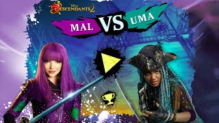 Descendants 2 Mal Vs Uma - Both Stories Completed Disney Games