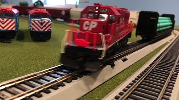 Model Train Monday: BNSF and CP switching Operations