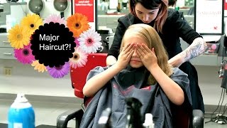 GIRL GETS MAJOR HAIRCUT!