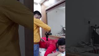 Back Pain Relief With Massage Gun  shorts