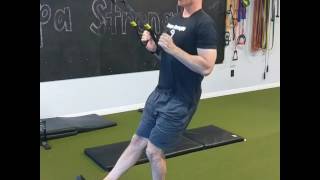 TRX single leg squat
